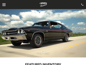 'coyoteclassics.com' screenshot