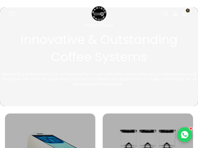 baristagroup.com.au homepage screenshot