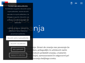'rokus-klett.si' screenshot
