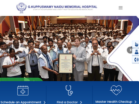 'gknmhospital.org' screenshot