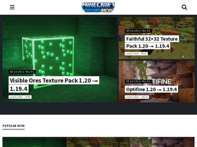'texturespack.com' screenshot