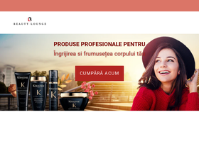 'beauty-lounge.ro' screenshot