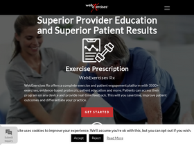 'webexercises.com' screenshot