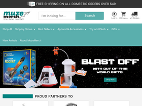 'muzemerch.com' screenshot