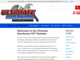 'ultimatehandyman.co.uk' screenshot