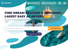 'swimcheck.com' screenshot