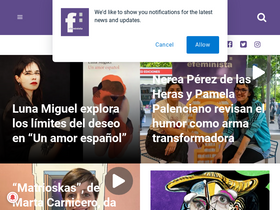 'efeminista.com' screenshot