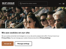 'seatunique.com' screenshot