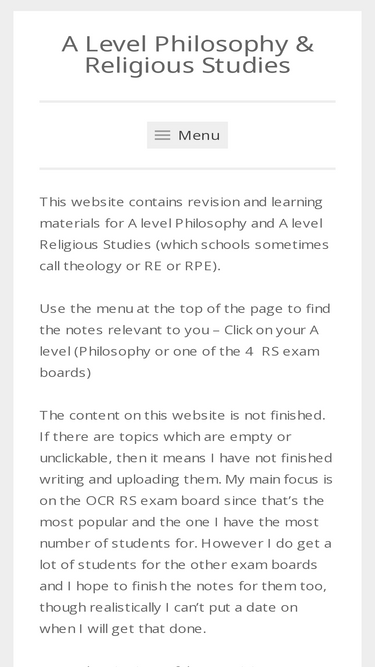 alevelphilosophyandreligion.com