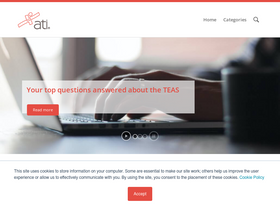 'atinursingblog.com' screenshot