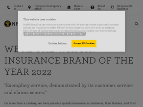 'nfumutual.co.uk' screenshot