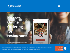 'taptapeat.com' screenshot
