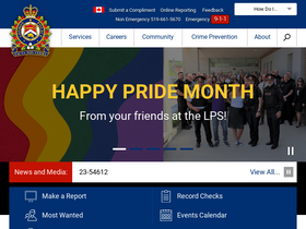 'londonpolice.ca' screenshot