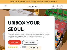 'myseoulbox.com' screenshot