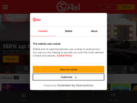 '32red.com' screenshot