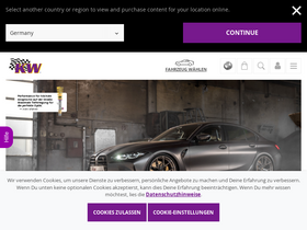 'kwsuspensions.de' screenshot
