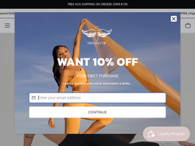 TRNDSTTR FITWEAR website screenshot