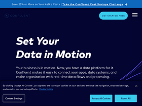 'confluent.io' screenshot
