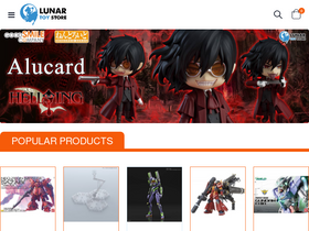 'lunartoystore.com' screenshot