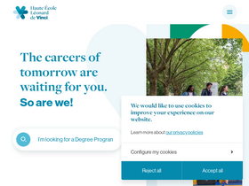 'vinci.be' screenshot