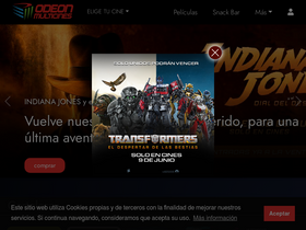 'odeonmulticines.com' screenshot
