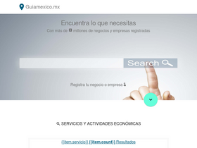 'guiamexico.mx' screenshot