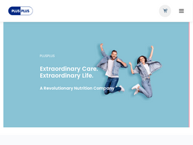 pluspluslifesciences.com homepage screenshot