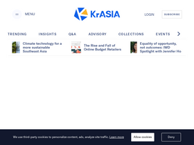 'kr-asia.com' screenshot