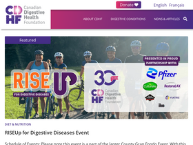 'cdhf.ca' screenshot