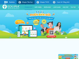 'edupia.vn' screenshot