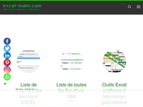 'excel-malin.com' screenshot