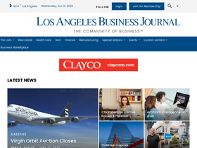 'labusinessjournal.com' screenshot