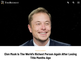 'therichest.com' screenshot