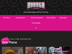 'mangamag.fr' screenshot