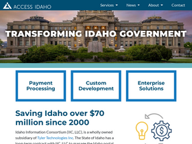 'accessidaho.org' screenshot