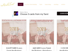 'starsandtarot.com' screenshot