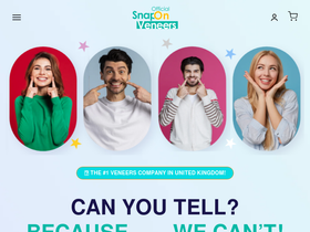 officialsnaponveneers.com homepage screenshot