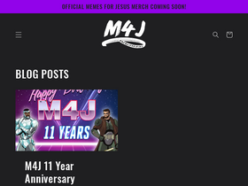 memesforjesus.com homepage screenshot