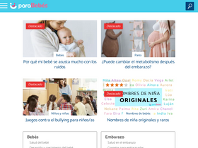 'parabebes.com' screenshot