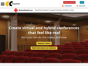 'easychair.org' screenshot