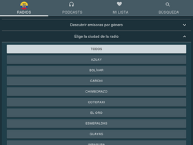 'radio-ecuador.org' screenshot