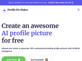 Profile Picture Maker - Transform your digital identity with AI-enhanced, professional profile pictures effortlessly.