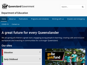 'alt-qed.qed.qld.gov.au' screenshot
