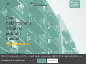 'mojanekretnina.rs' screenshot