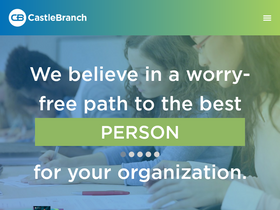 'castlebranch.com' screenshot