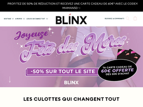 'blinxunderwear.com' screenshot