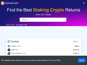 'stakingcrypto.info' screenshot