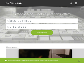 'scrabble123.fr' screenshot