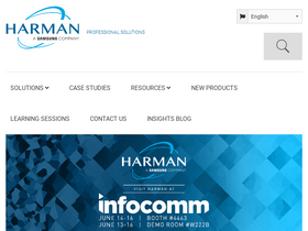 'harmanpro.com' screenshot