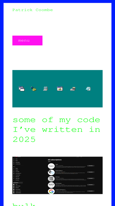 patrickcoombe.com